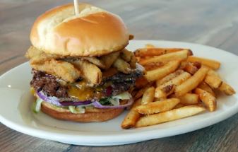 Monday Special - Garden Bar & Fried Pickle Smashed Burger Combo