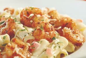 Parmesan Shrimp Pasta