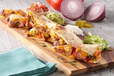 Stuffed Rib Eye Quesadilla Appetizer