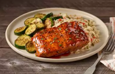 Hickory Bourbon Salmon