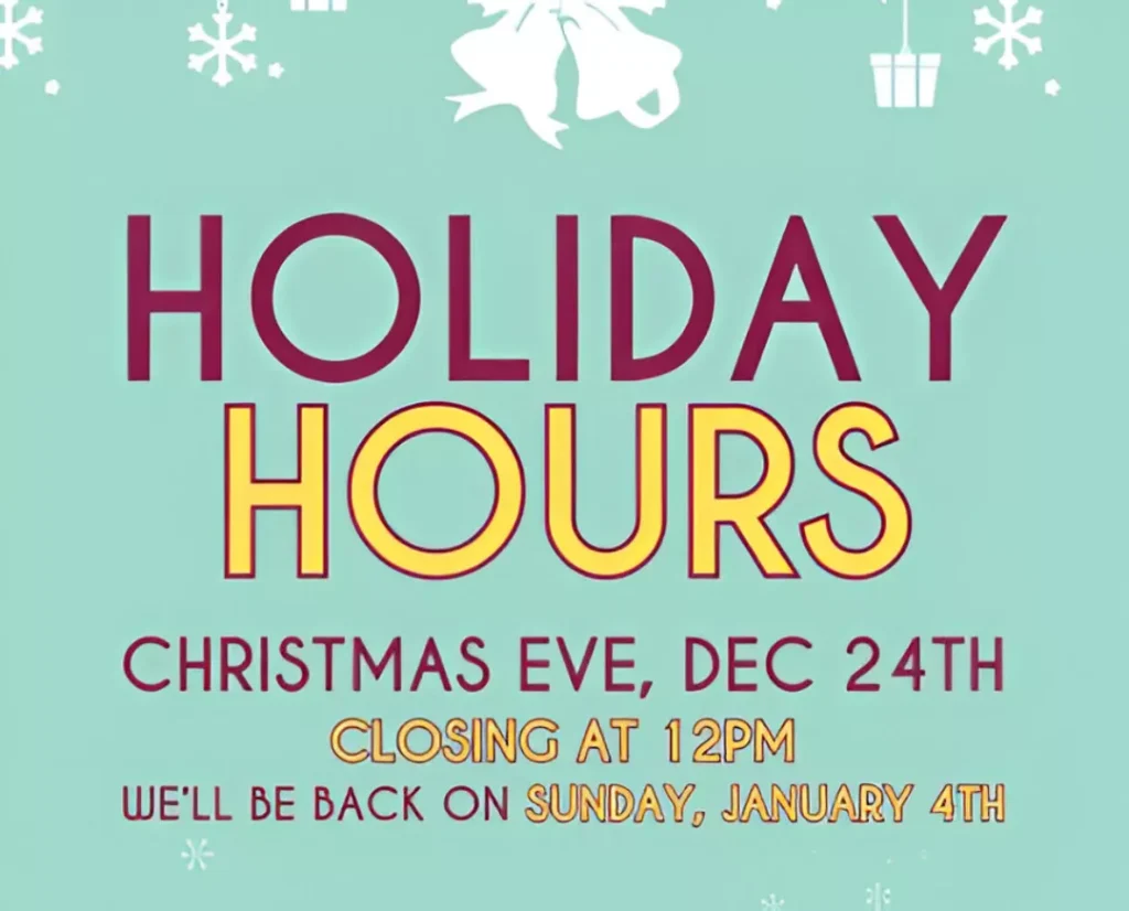 Ruby Tuesday Holiday Hours