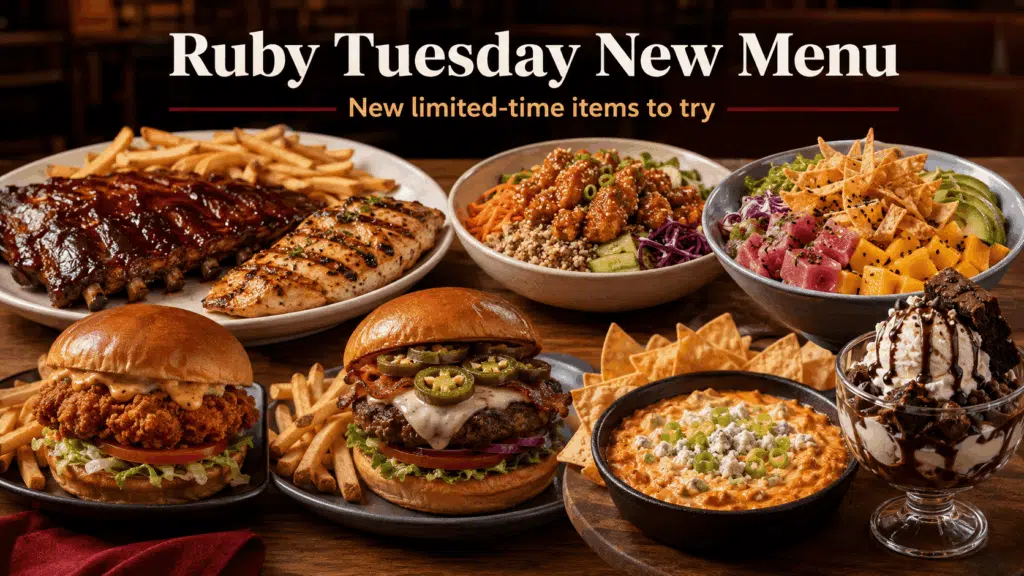 Ruby Tuesday New Menu
